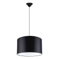 Lampadario a sospensione con filo NOVA 1xE27/15W/230V diametro 40 cm nero