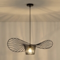 Lampadario a sospensione con filo OGGI 1xE27/40W/230V diametro 60 cm nero