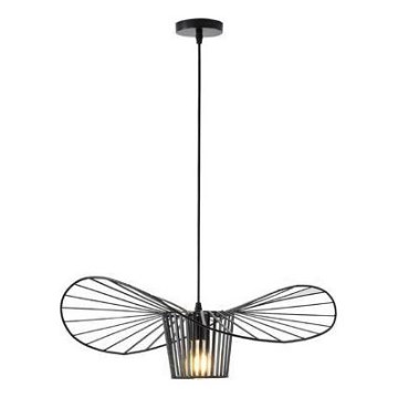 Lampadario a sospensione con filo OGGI 1xE27/40W/230V diametro 60 cm nero