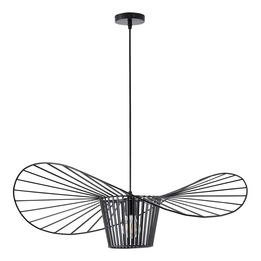 Lampadario a sospensione con filo OGGI 1xE27/40W/230V diametro 80 cm nero
