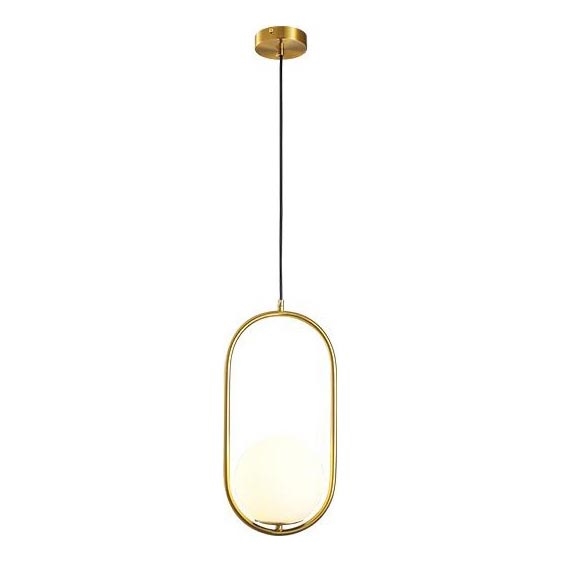 Lampadario a sospensione con filo ORBA 1xE27/15W/230V ottone
