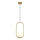 Lampadario a sospensione con filo ORBA 1xE27/15W/230V ottone