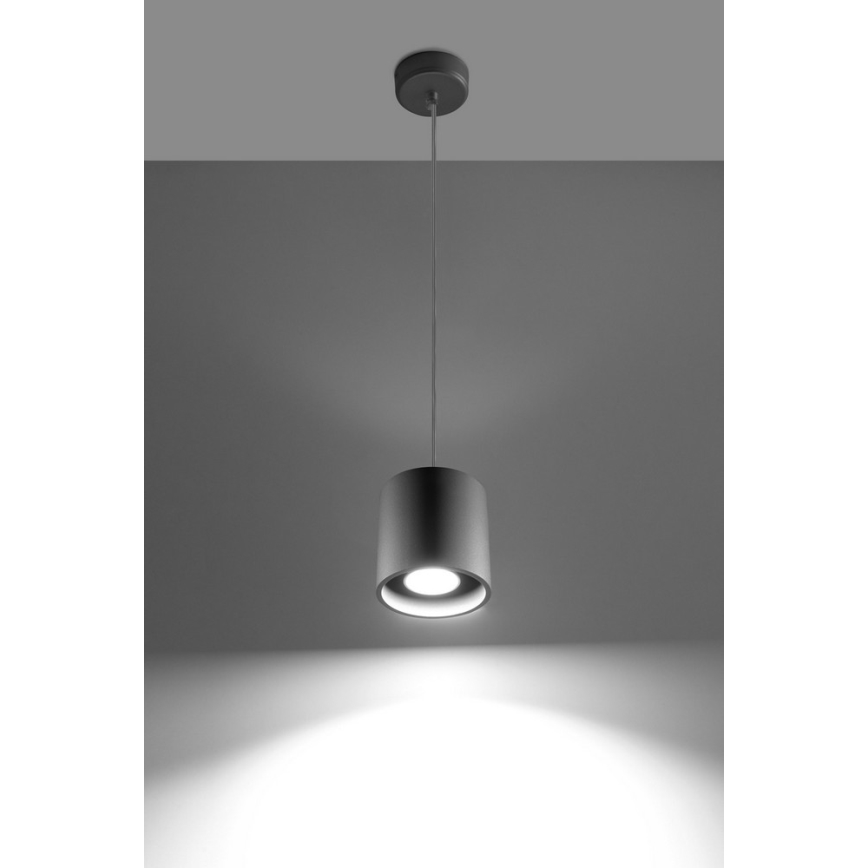 Lampadario a sospensione con filo ORBIS 1 1xGU10/40W/230V grigio