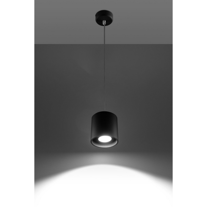 Lampadario a sospensione con filo ORBIS 1 1xGU10/40W/230V nero