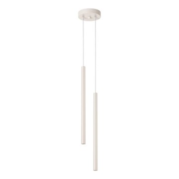 Lampadario a sospensione con filo PASTELO 2xG9/8W/230V color crema