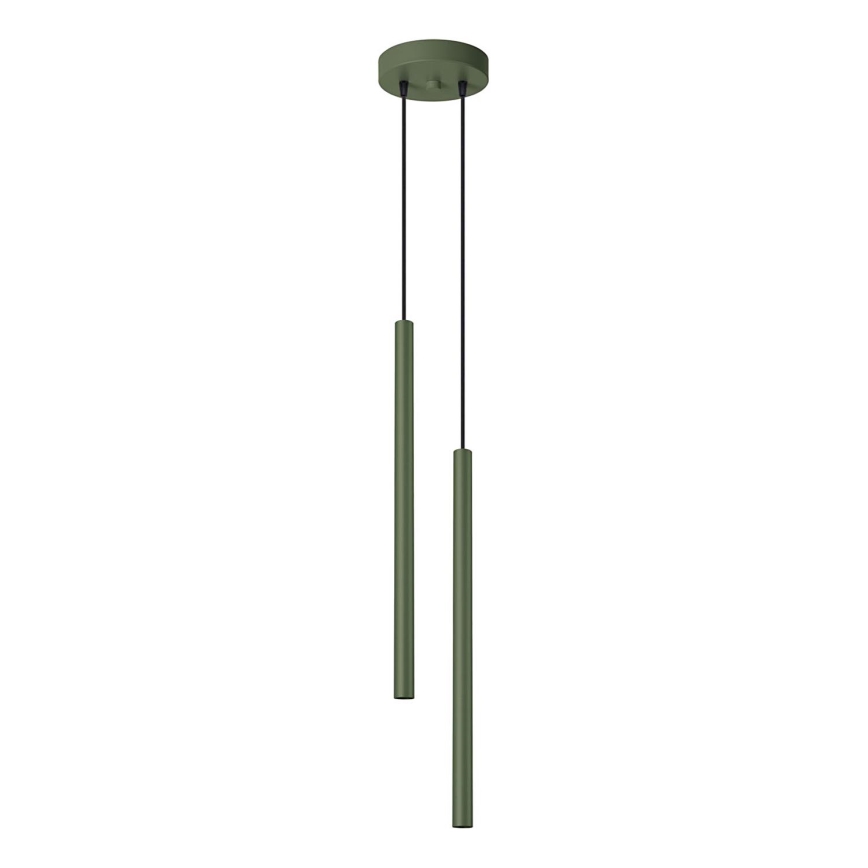 Lampadario a sospensione con filo PASTELO 2xG9/8W/230V verde
