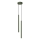 Lampadario a sospensione con filo PASTELO 2xG9/8W/230V verde