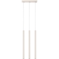 Lampadario a sospensione con filo PASTELO 3xG9/8W/230V color crema