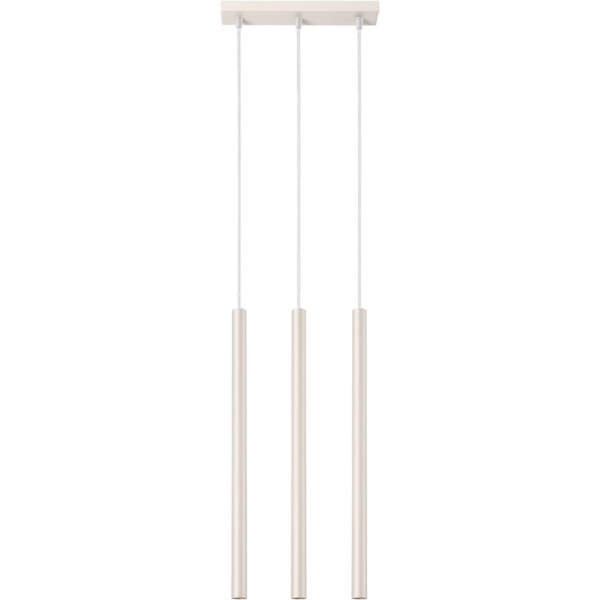 Lampadario a sospensione con filo PASTELO 3xG9/8W/230V color crema