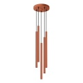 Lampadario a sospensione con filo PASTELO 5xG9/8W/230V rosso