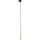 Lampadario a sospensione con filo per sistema ferroviario monofase PIANO 1xG9/8W/230V oro/nero
