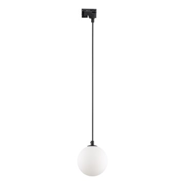 Lampadario a sospensione con filo per sistema ferroviario monofase TRACER 1xG9/8W/230V nero/bianco
