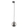 Lampadario a sospensione con filo per sistema ferroviario monofase TRACER 1xG9/8W/230V nero/fumé nero