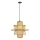 Lampadario a sospensione con filo PINCHOS 1xE27/40W/230V diametro 45 cm bambù