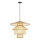 Lampadario a sospensione con filo PINCHOS 1xE27/40W/230V diametro 50 cm bambù