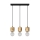 Lampadario a sospensione con filo PINO 3xE27/60W/230V pino