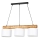 Lampadario a sospensione con filo PINO MIX 3xE27/40W/230V pino
