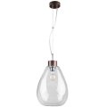 Lampadario a sospensione con filo PIRO 1xE27/60W/230V faggio