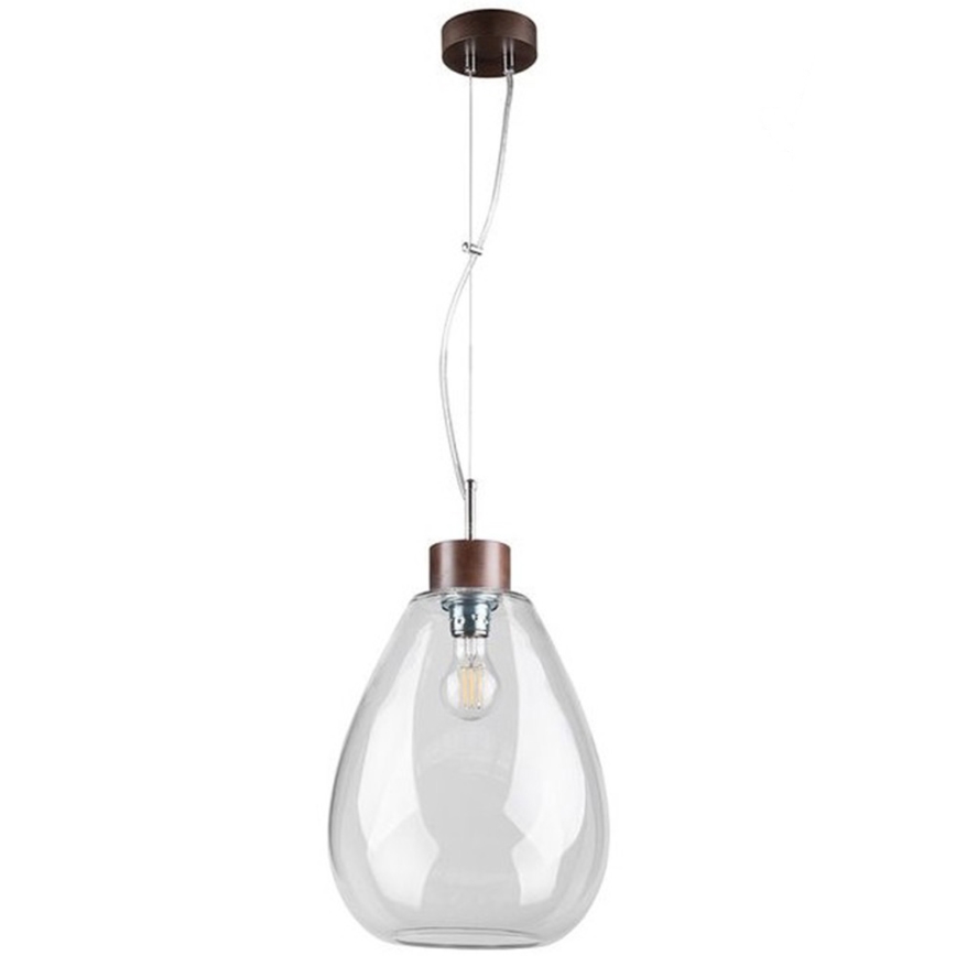 Lampadario a sospensione con filo PIRO 1xE27/60W/230V faggio