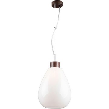 Lampadario a sospensione con filo PIRO 1xE27/60W/230V faggio