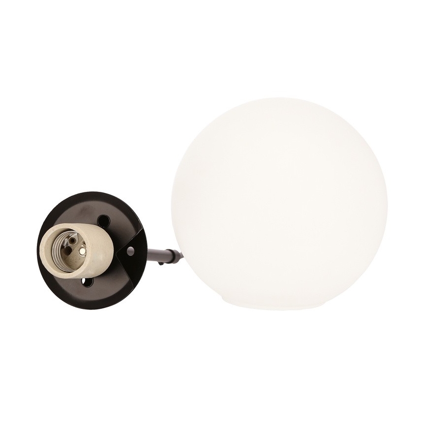 Lampadario a sospensione con filo POMPEI 3xE27/40W/230V nero