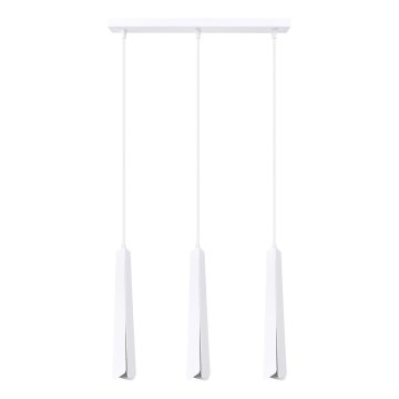 Lampadario a sospensione con filo PRYSM 3xG9/8W/230V bianco