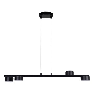 Lampadario a sospensione con filo PUNTO 4xGX53/12W/230V nero