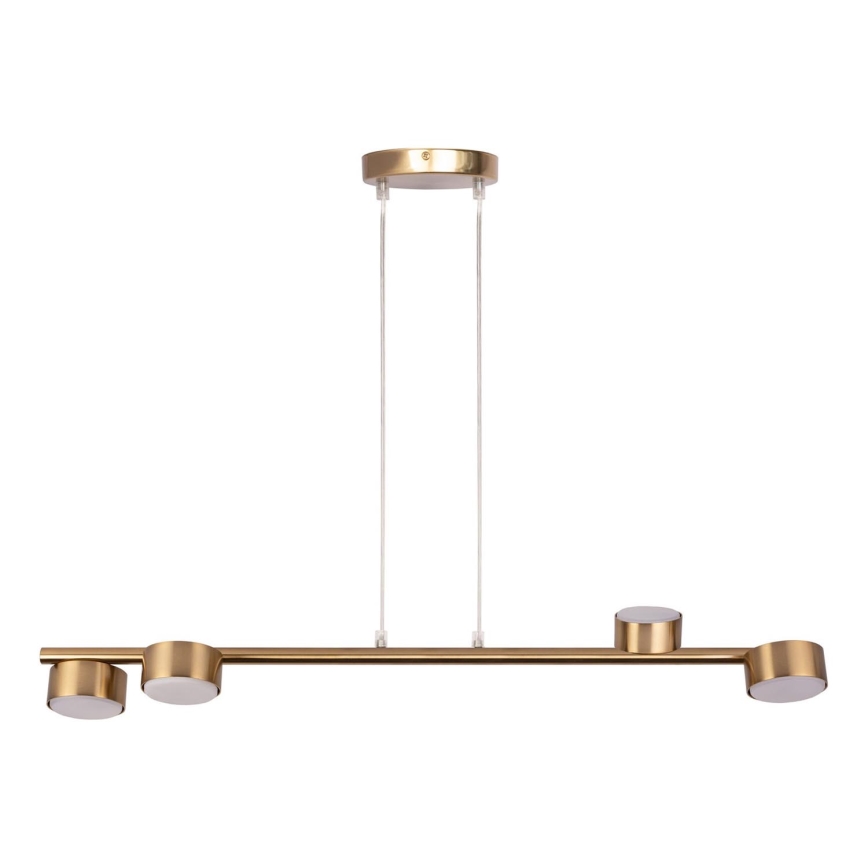 Lampadario a sospensione con filo PUNTO 4xGX53/12W/230V oro