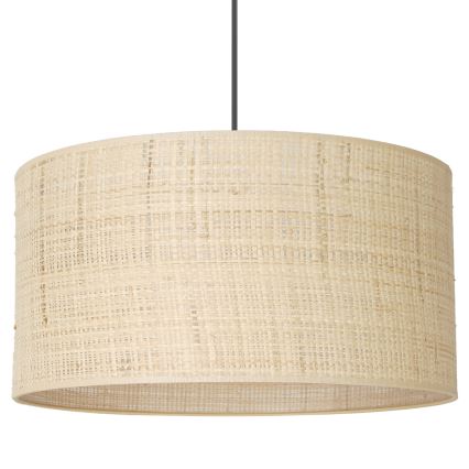 Lampadario a sospensione con filo RATTAN 1xE27/60W/230V diametro 40 cm rattan