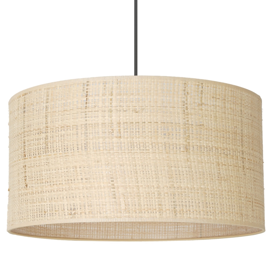 Lampadario a sospensione con filo RATTAN 1xE27/60W/230V diametro 40 cm rattan