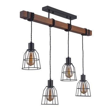 Lampadario a sospensione con filo REDA 4xE27/40W/230V