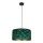 Lampadario a sospensione con filo RELLA 1xE27/60W/230V verde/oro