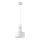Lampadario a sospensione con filo RIF 1xE27/60W/230V bianco