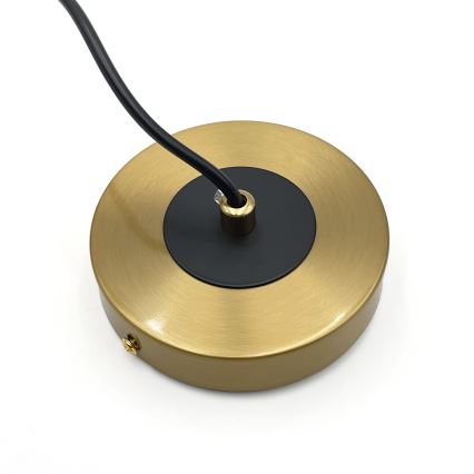Lampadario a sospensione con filo ROLLO 1xE14/5W/230V oro/fumé beige