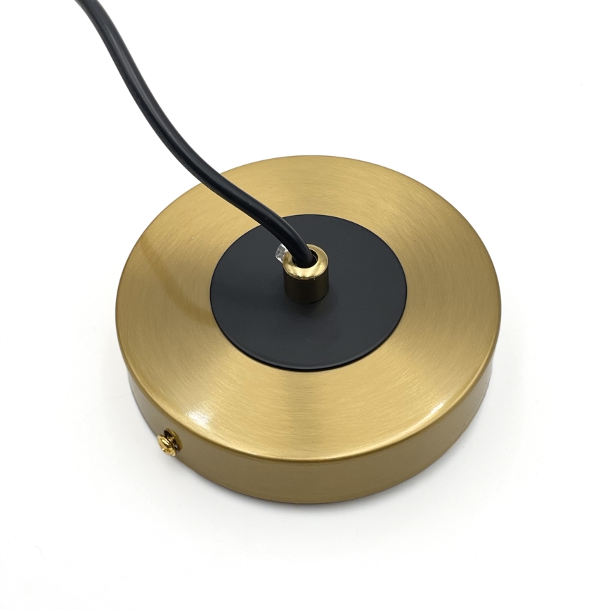 Lampadario a sospensione con filo ROLLO 1xE14/5W/230V oro/fumé beige
