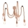 Lampadario a sospensione con filo ROPE CASA 5xE27/12W/230V ragno