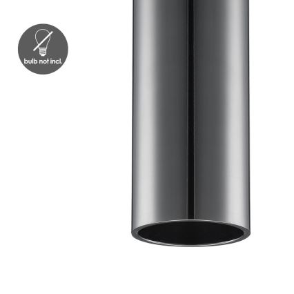 Lampadario a sospensione con filo SAGA 1xE27/40W/230V nero