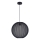 Lampadario a sospensione con filo SENSAI 1xE27/20W/230V diametro 40 cm nero