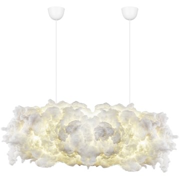 Lampadario a sospensione con filo SERENE 1xE27/40W/230V bianco