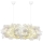 Lampadario a sospensione con filo SERENE 1xE27/40W/230V bianco