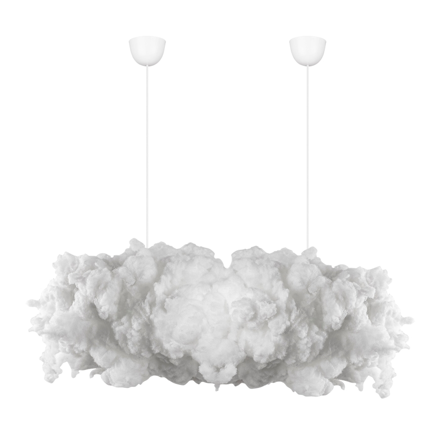 Lampadario a sospensione con filo SERENE 1xE27/40W/230V bianco