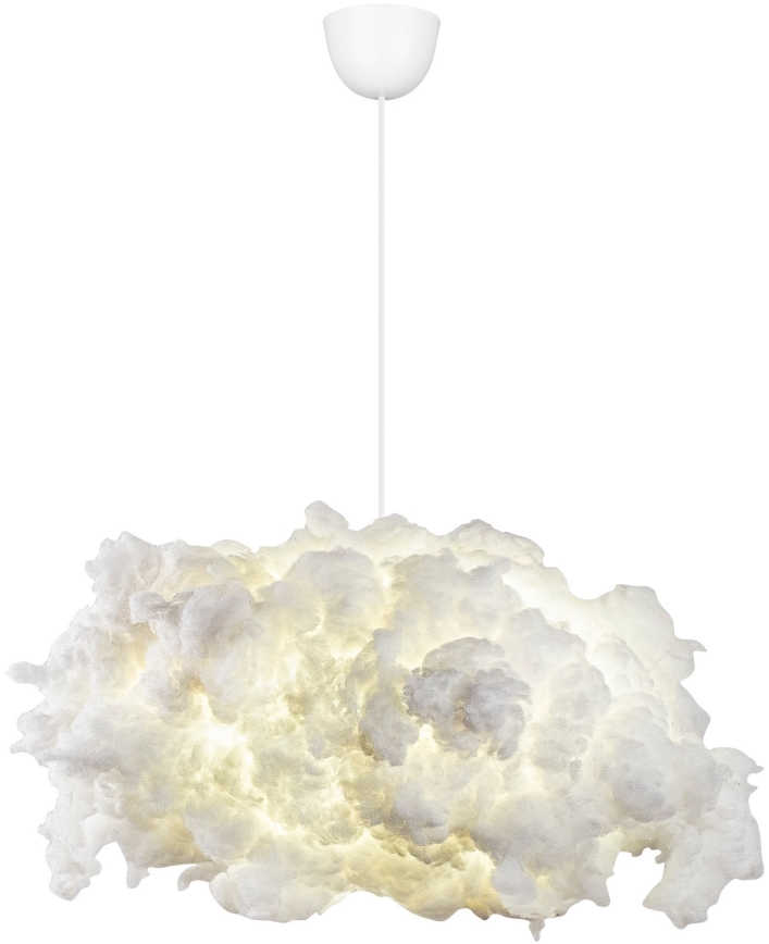 Lampadario a sospensione con filo SERENITY 1xE27/40W/230V bianco