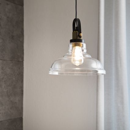 Lampadario a sospensione con filo SINGLE 1xE27/60W/230V