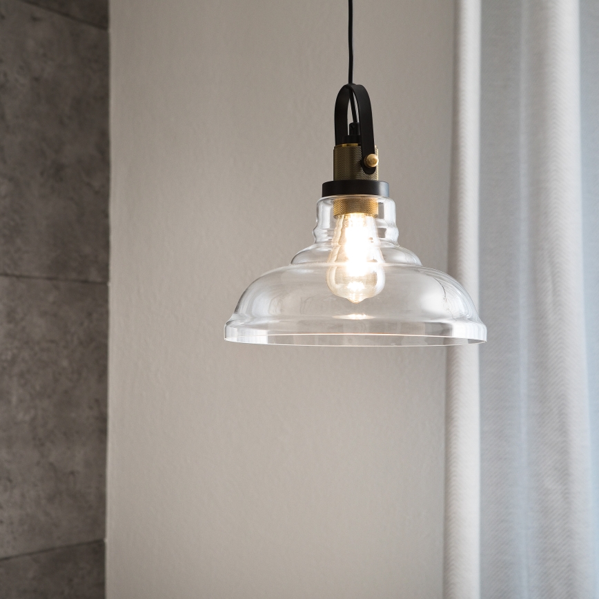 Lampadario a sospensione con filo SINGLE 1xE27/60W/230V