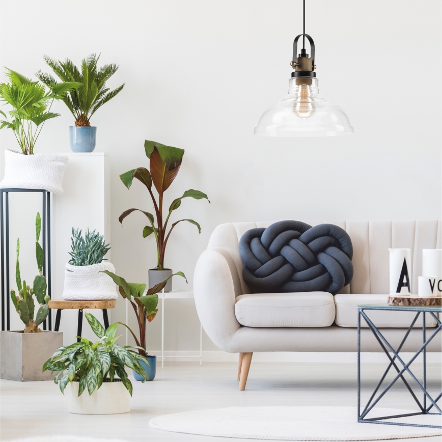 Lampadario a sospensione con filo SINGLE 1xE27/60W/230V