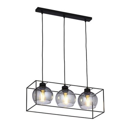 Lampadario a sospensione con filo SION 3xE27/15W/230V
