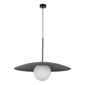 Lampadario a sospensione con filo SLATE 1xE27/15W/230V diametro 65 cm nero