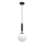 Lampadario a sospensione con filo SPIRA 1xE14/15W/230V nero