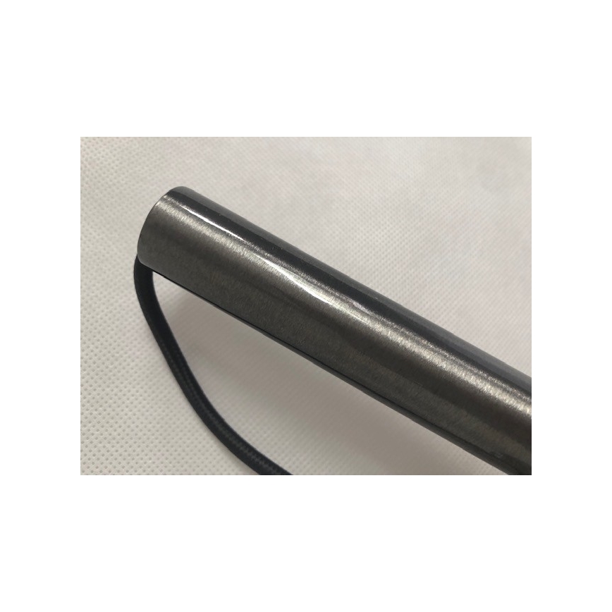 Lampadario a sospensione con filo STALACTITE 1xG9/2,5W/230V nero