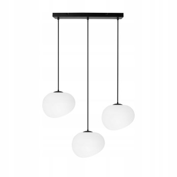 Lampadario a sospensione con filo STONES 3xE27/40W/230V